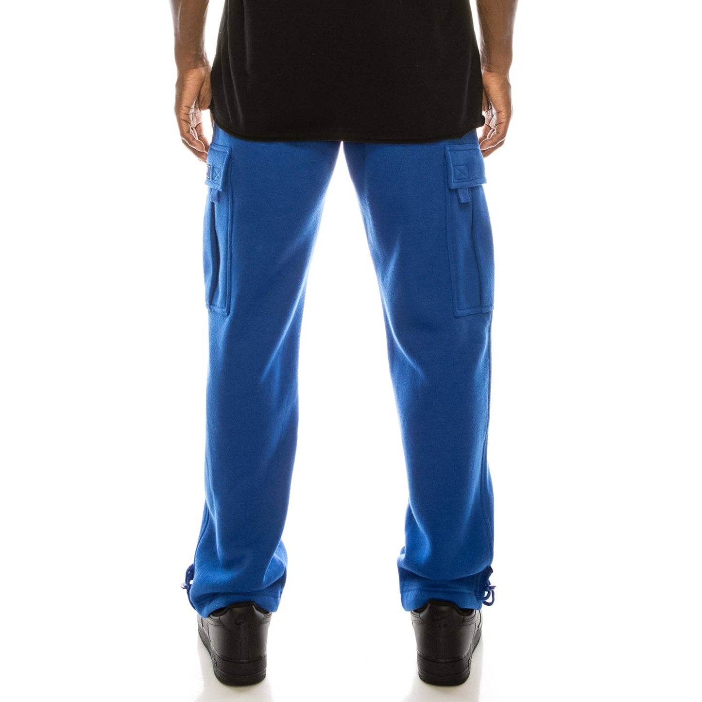 SOLID FLEECE HEAVYWEIGHT CARGO SWEATPANTS