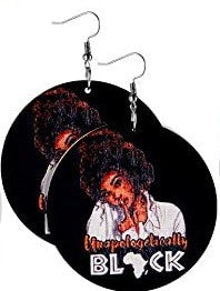 Wooden Dangle Earrings Brown Skinned Beauties Ladies/Women/Teens Casual Ethnic Earrings
