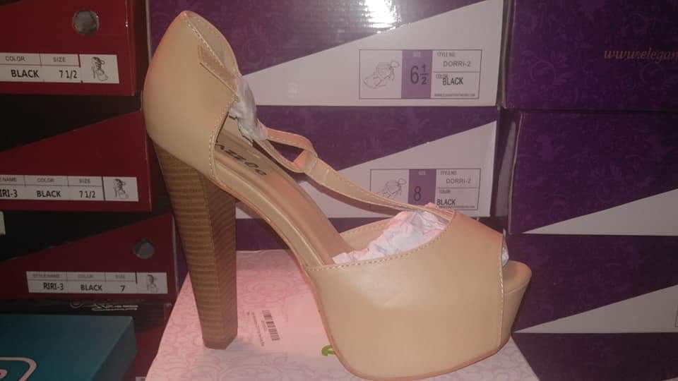 Women Ladies Casual Dressy Pazzle Brand Peep Toe Heels