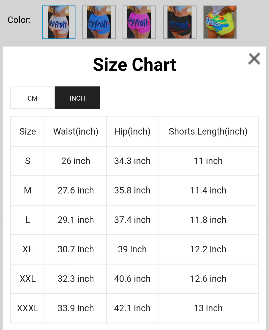 Ladies/Women Polyester Lettered Snack Shorts