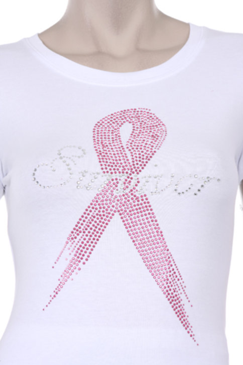Women Ladies Men Cancer Awareness Survivor T-shirt