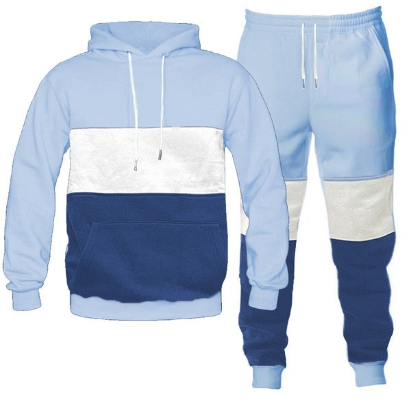 COLOR BLOCK SWEAT SET TRACKSUITS