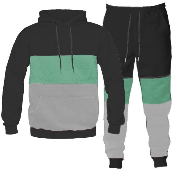 COLOR BLOCK SWEAT SET TRACKSUITS
