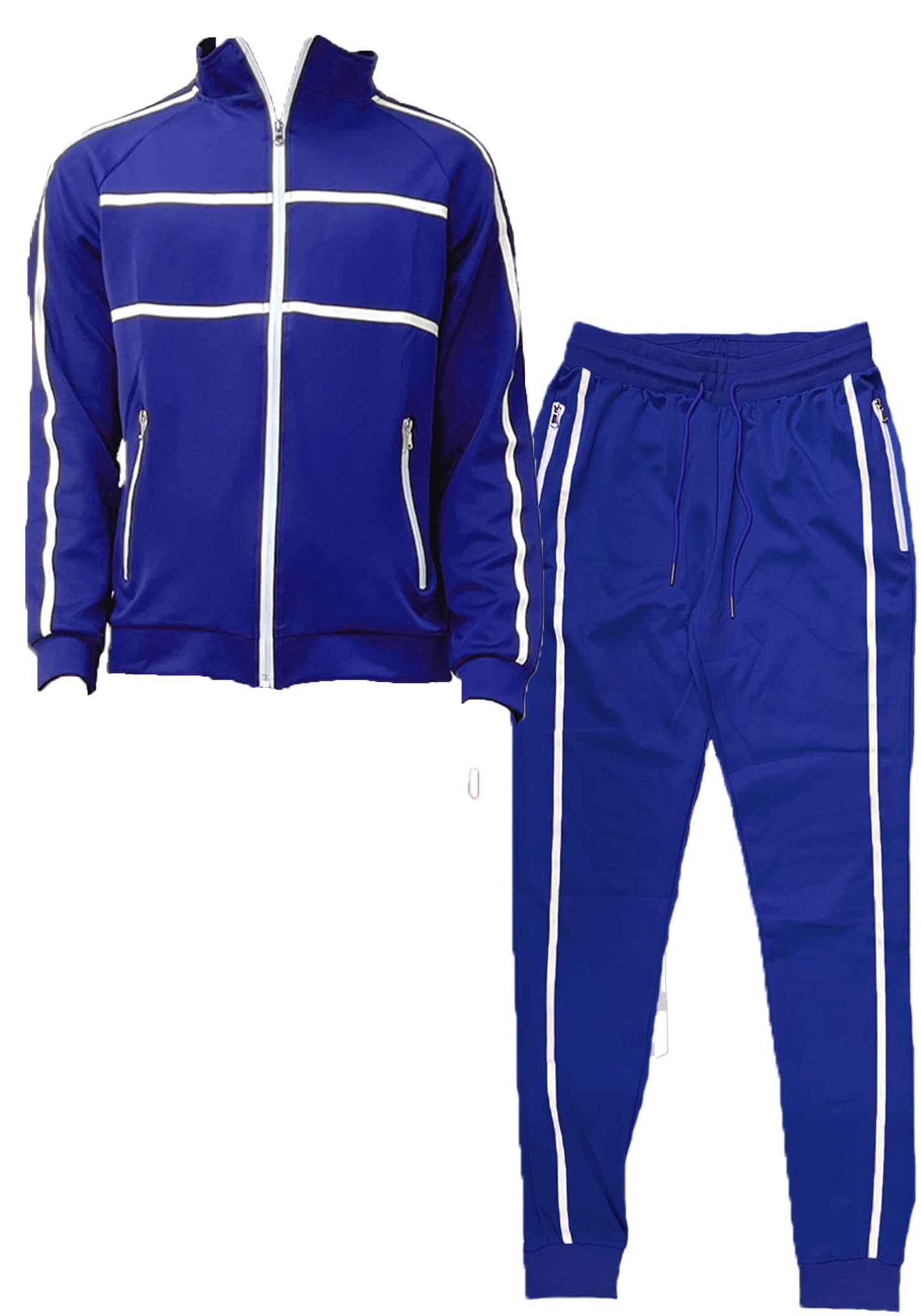 Mens Two Stripe Active Wear Running SET