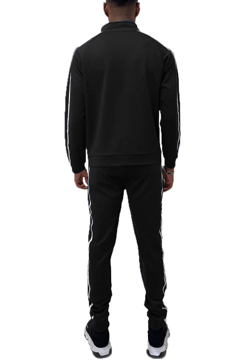 Mens Two Stripe Active Wear Running SET
