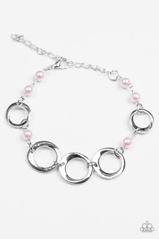 Poised and Polished - Light Pink & Silver
