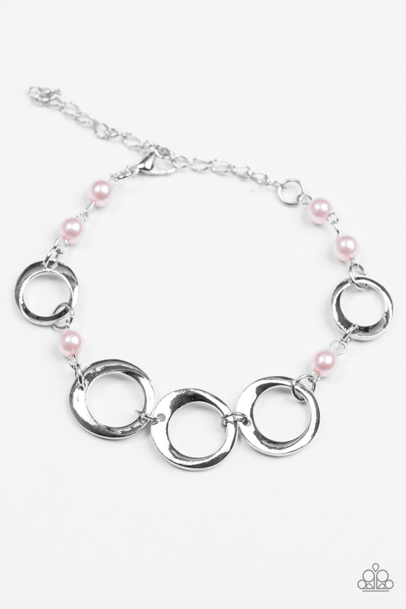 Poised and Polished - Light Pink & Silver