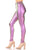 PURPLE Super Stretch Metallic High Waist Pants