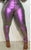 PURPLE Super Stretch Metallic High Waist Pants
