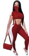 Women/Ladies/Teens Casual Summer Crop Top Jumpsuit Three Piece Set