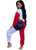 Women/Ladies Polyester Crop Top Two Piece Wind Suit