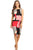 Ladies/Women/Teens Fitted Dressy Casual Sleeveless Bodycon Color Block