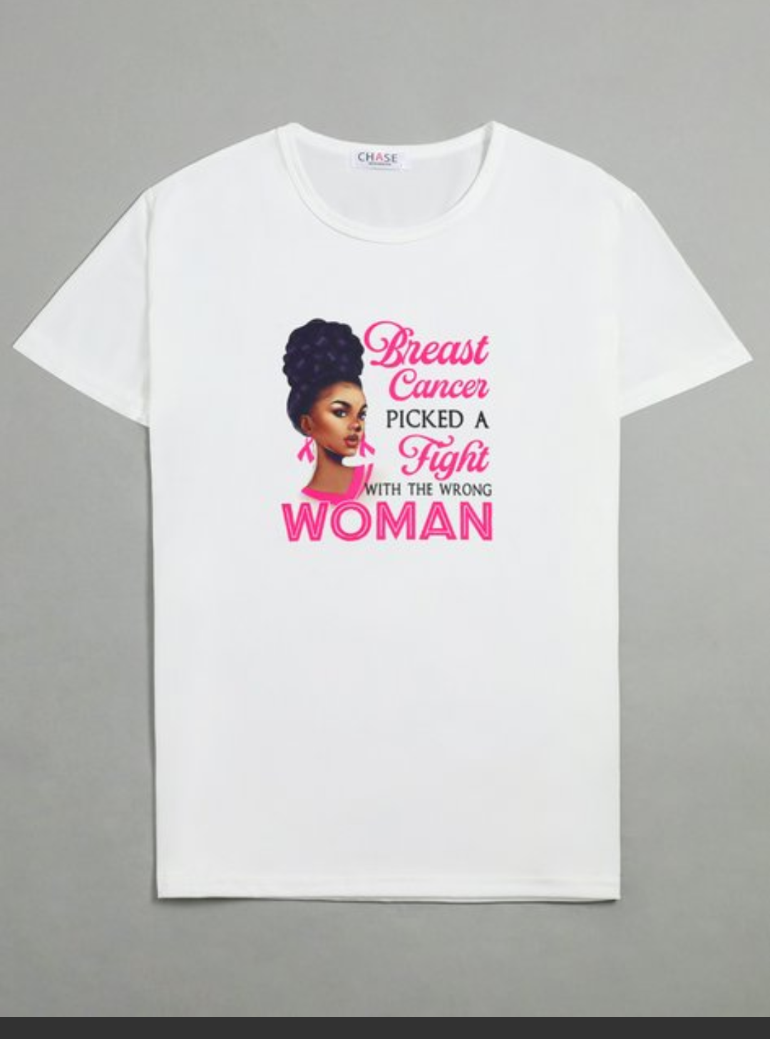 Women/Ladies/Teens Breast Cancer Picked A Fight With The Wrong Woman