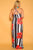 Printed Sleeveless Maxi Dress