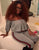 Striped Off-Shoulder Crop Top Pant Set