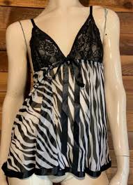 Zebra Print Babydoll Set