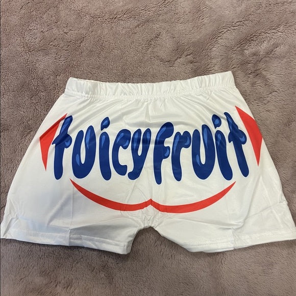 Ladies/Women Polyester Lettered Snack Shorts