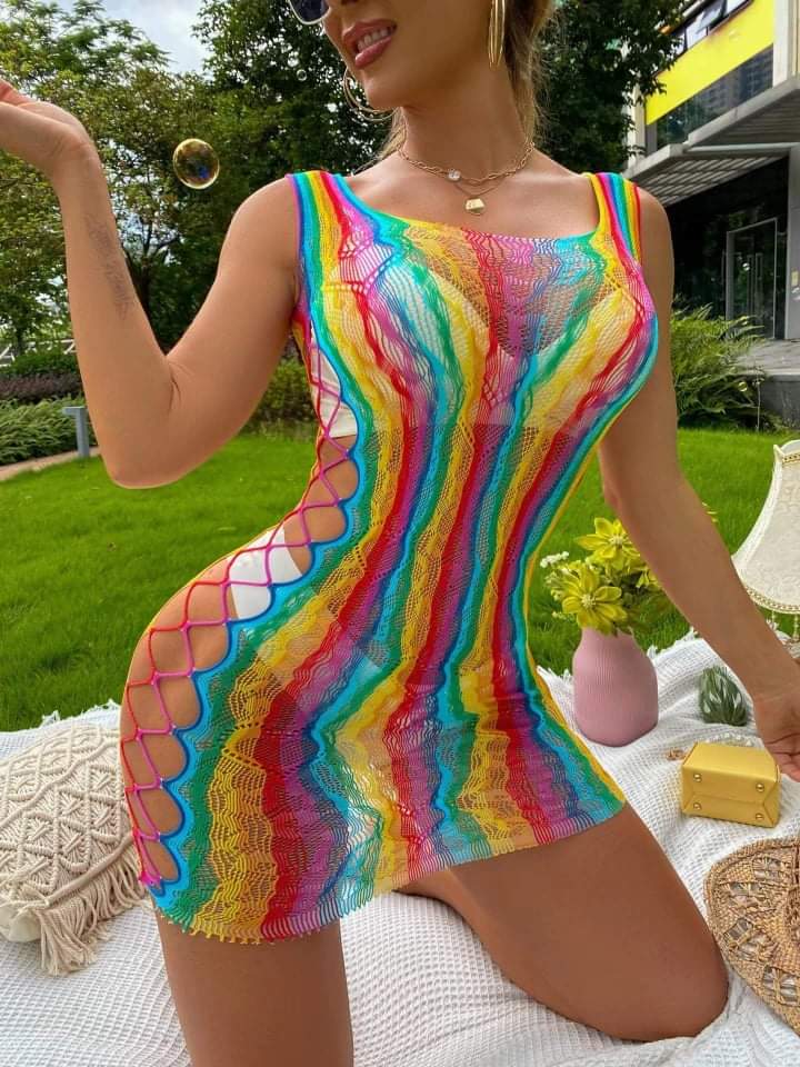 Ladies Women Sexy Intimate Mesh Fishnet Body Stocking Body Dress